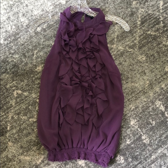 Mossimo Supply Co. Tops - Mossimo Size Medium Purple Ruffle Tank